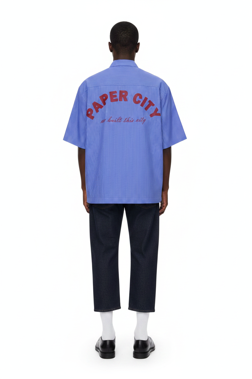 Short Sleeve Stripe Shirt