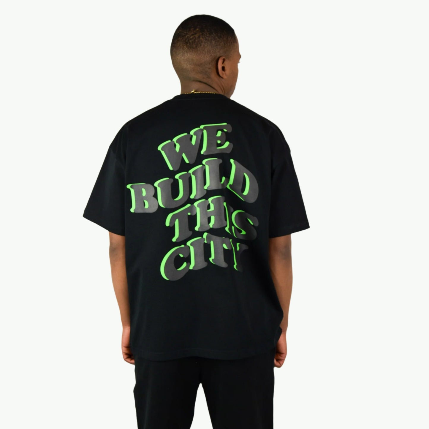 WE BUILD THIS CITY T-SHIRT